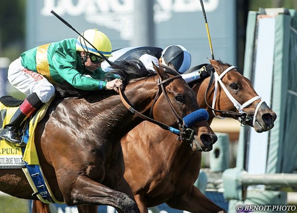 Ohio Holds Off Catapult to Win Kilroe Mile Eclipse Thoroughbred Partners