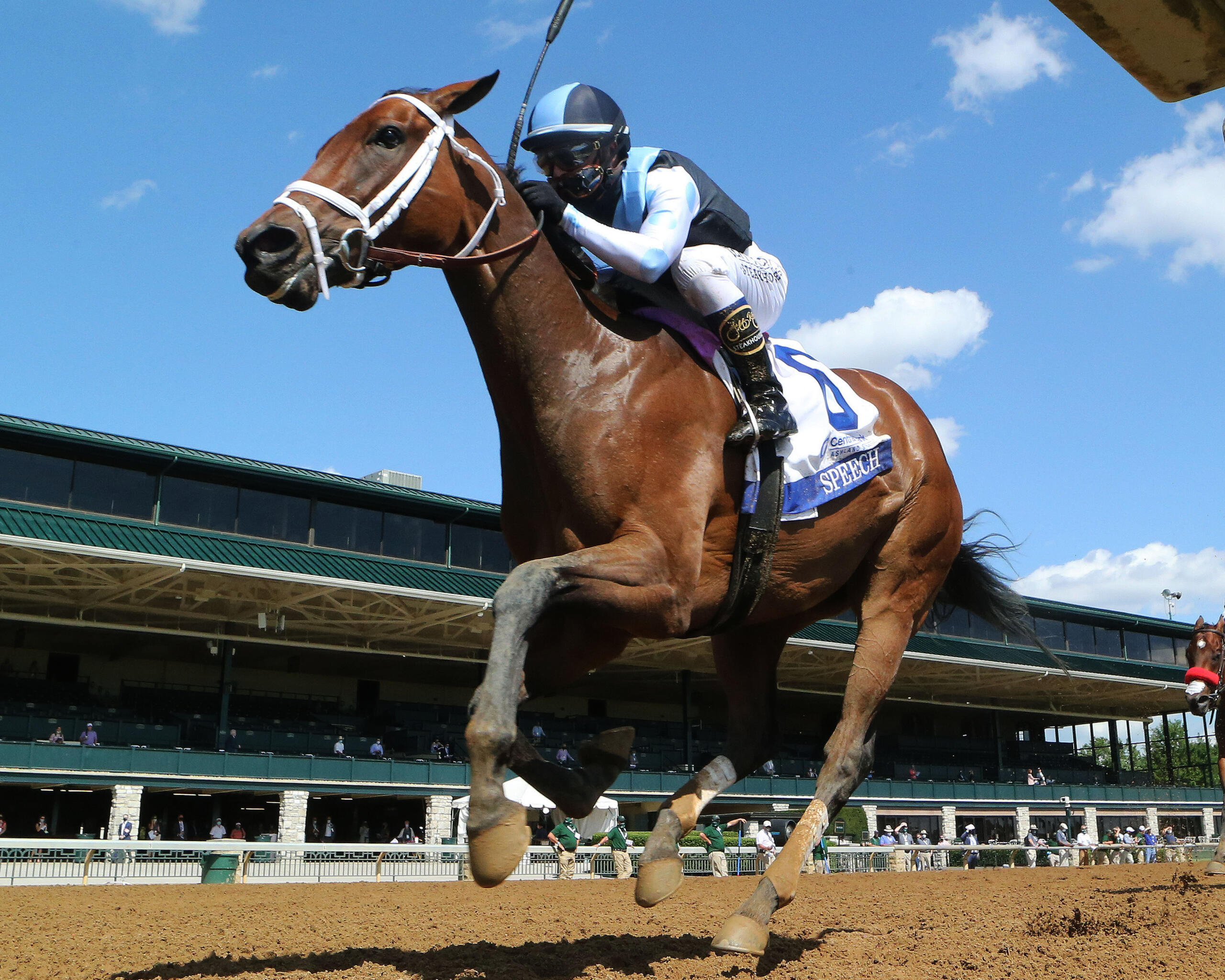 Speech Takes Ashland for First Graded Stakes Win Eclipse Thoroughbred